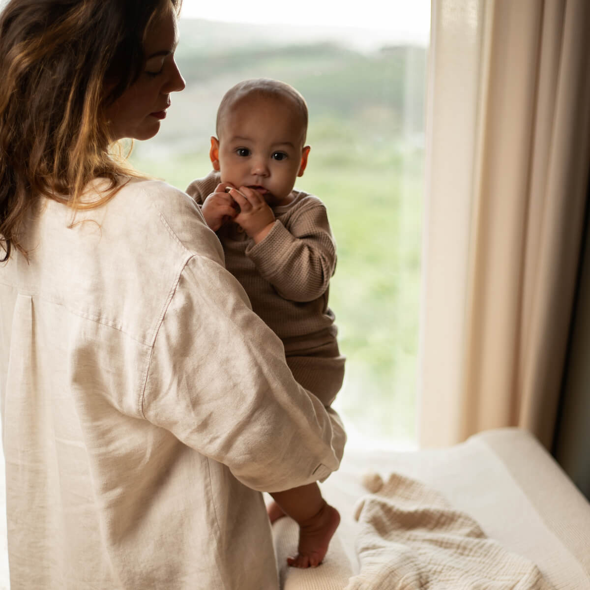 Bezug für Wickelauflage 50x70cm WABI SABI Nobodinoz Ginger