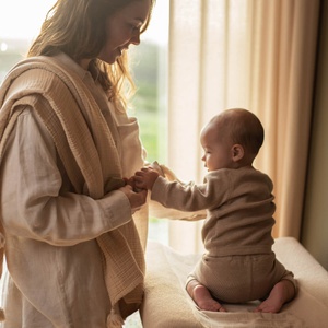 Bezug für Wickelauflage 50x70cm WABI SABI Nobodinoz Ginger