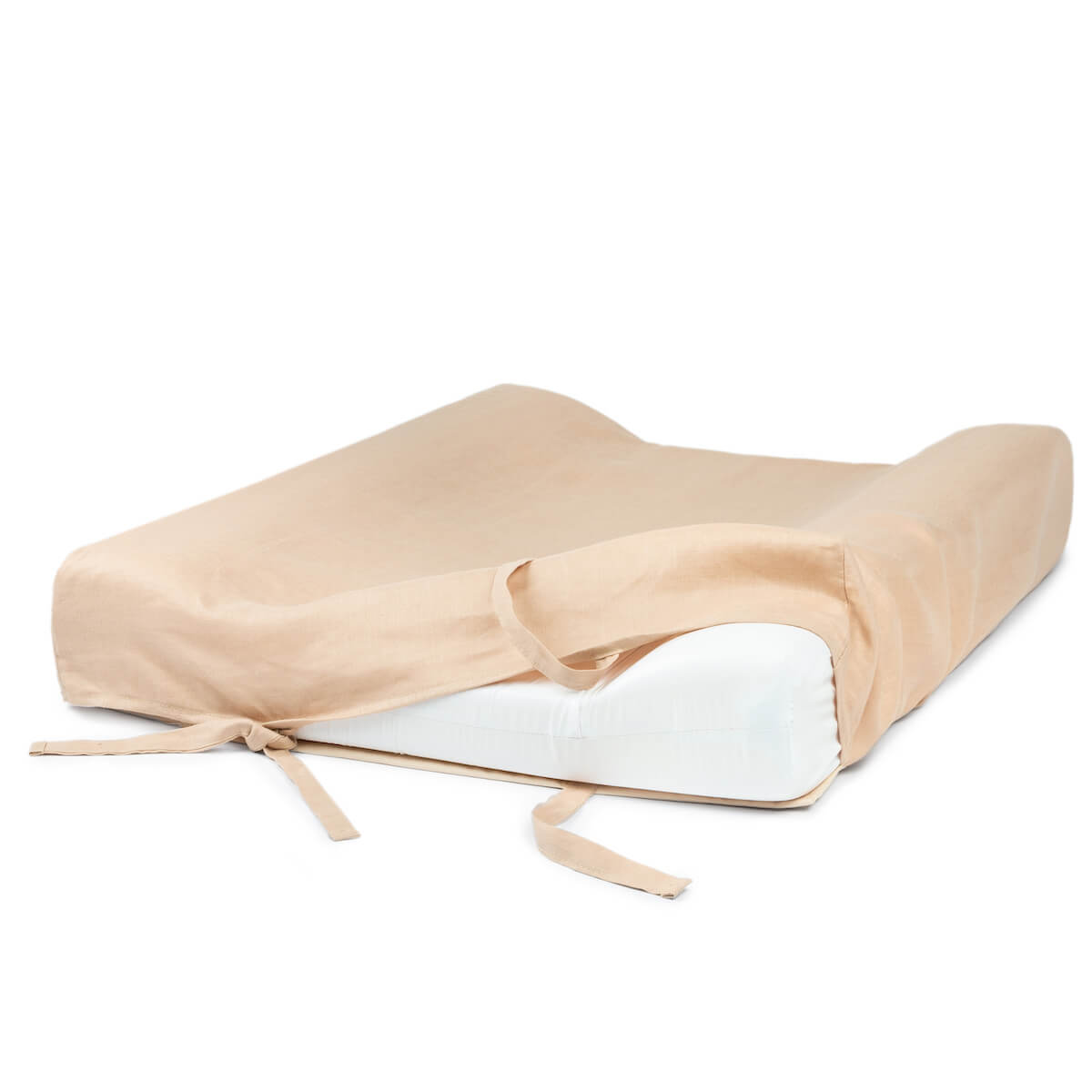 Bezug für Wickelauflage LIN FRANCAIS Nobodinoz Sand