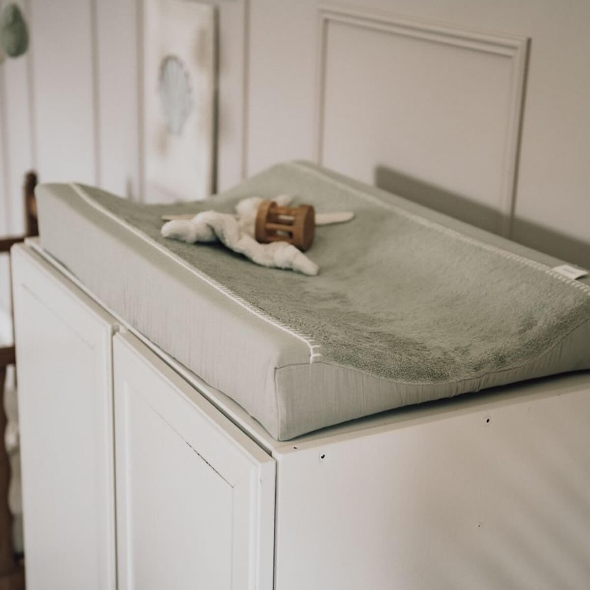 Bezug Wickelauflage 45x73cm FARO Koeka sage