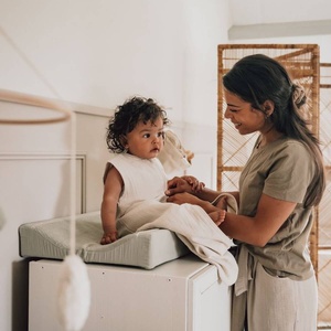 Bezug Wickelauflage 45x73cm FARO Koeka sage