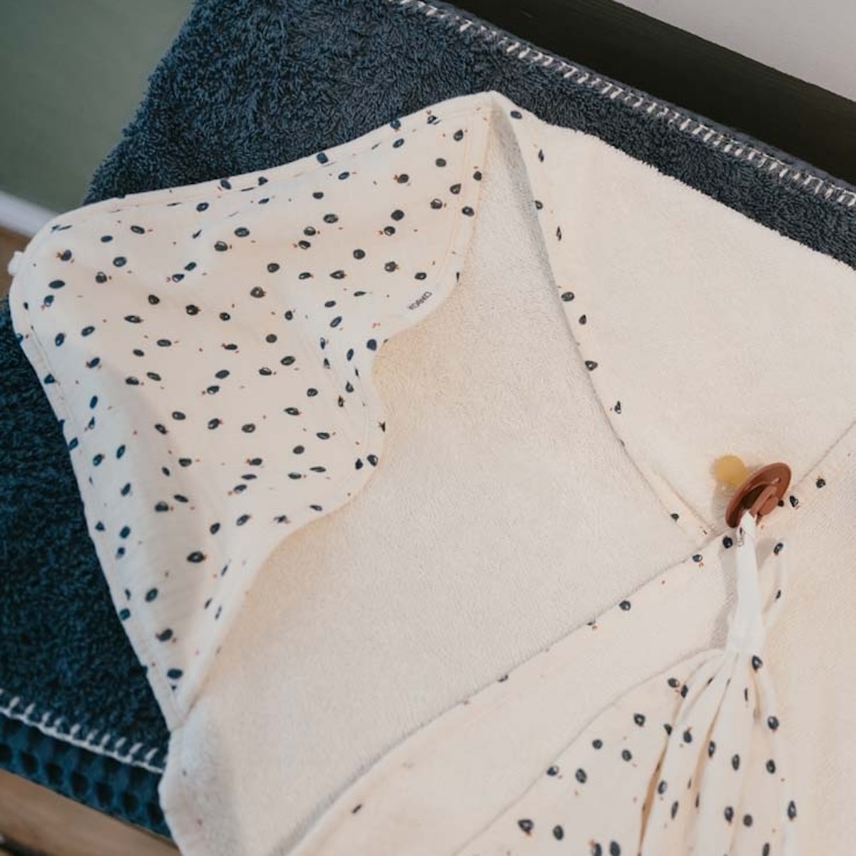 Bezug Wickelauflage Amsterdam Koeka bluestone