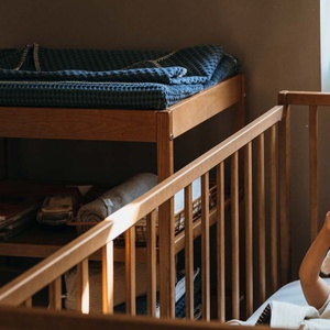 Bezug Wickelauflage Amsterdam Koeka bluestone