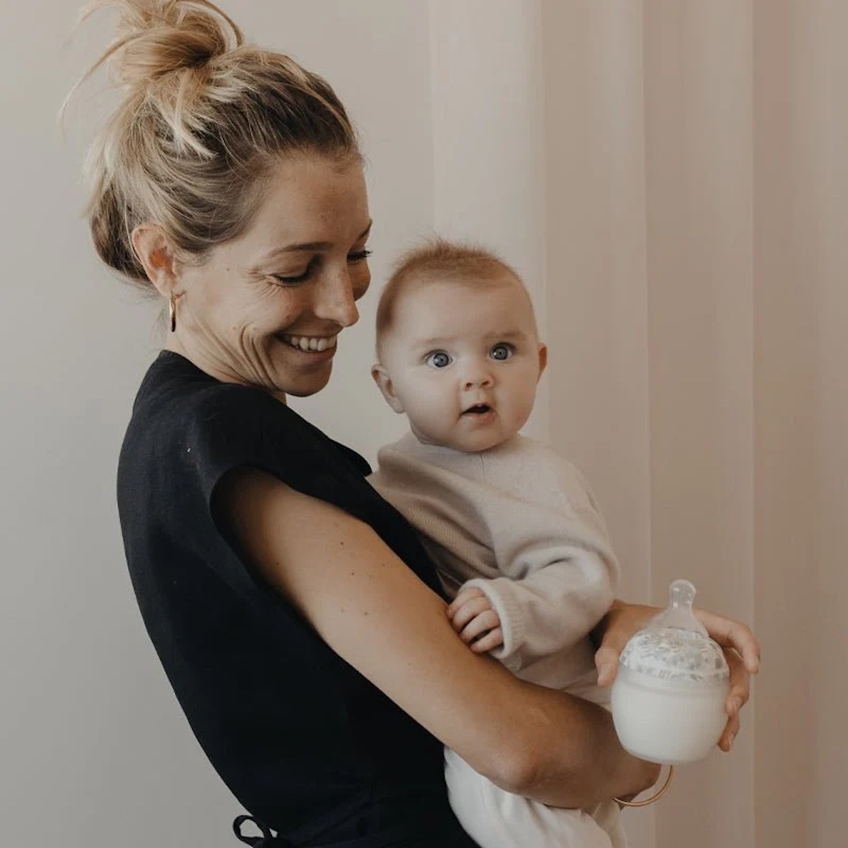 Biberón 150ml Elhée Mimose feldblau