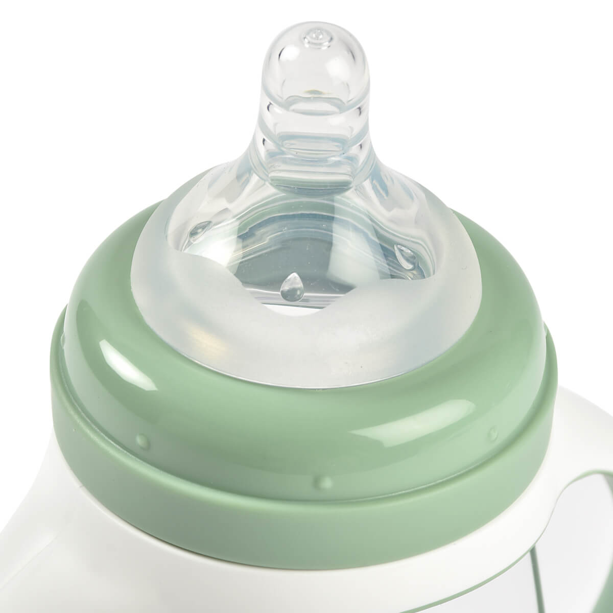 Biberón de aprendizaje antigoteo 2 in 1 210ml Beaba verde salvia
