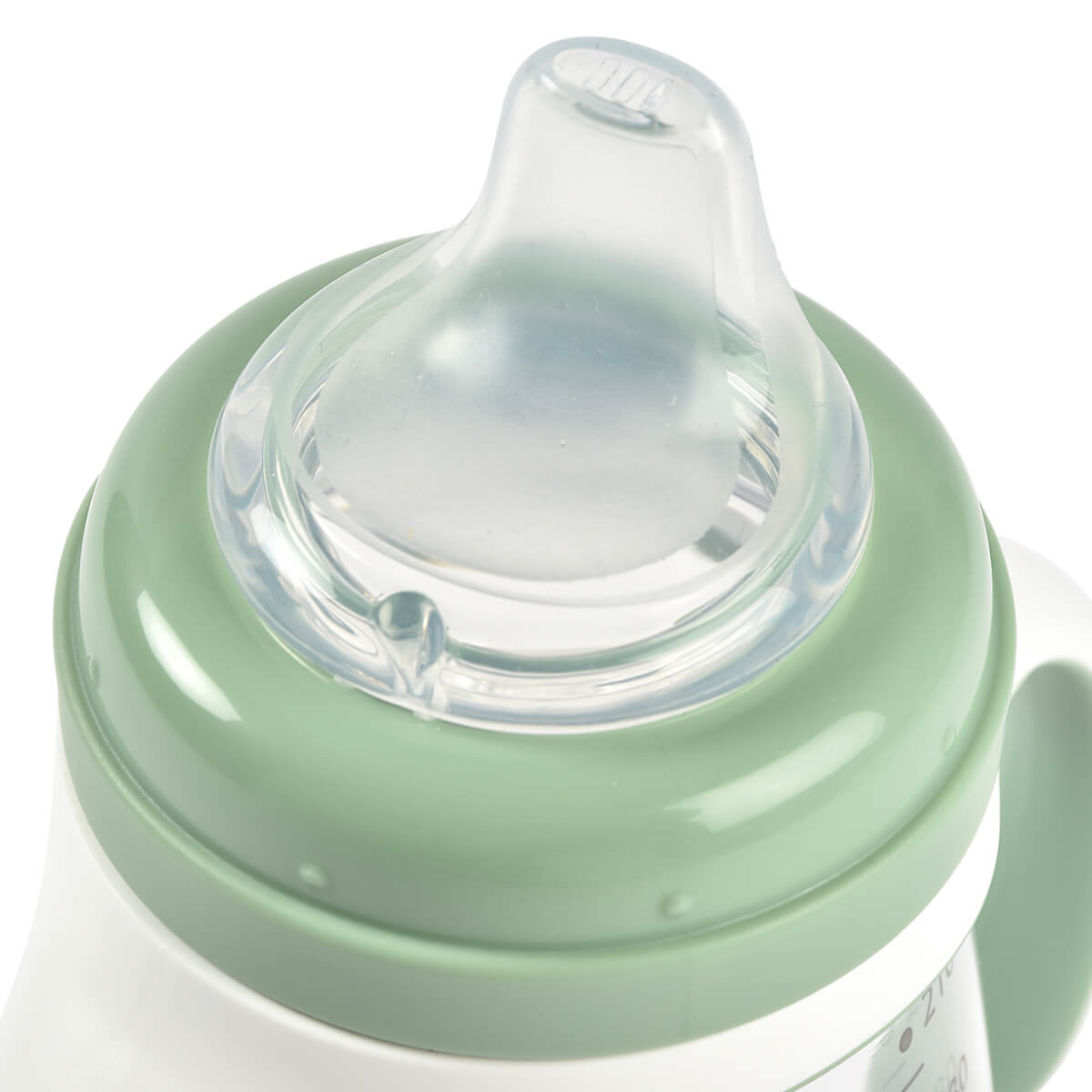 Biberón de aprendizaje antigoteo 2 in 1 210ml Beaba verde salvia