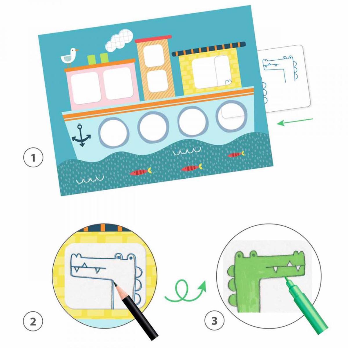 Bilder zum Nachzeichnen Djeco