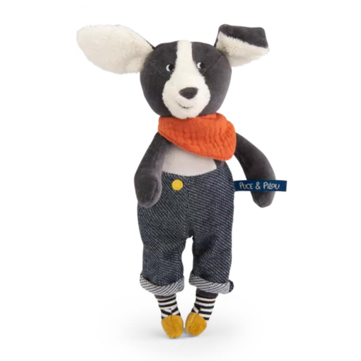 Blauer Puce Hundeplüsch Puce & Pilou Moulin Roty