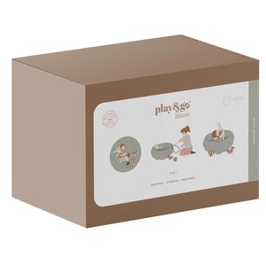 Bloom Dusty blue Organic Babymat