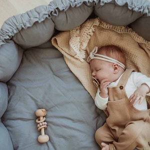 Bloom Dusty blue Organic Babymat