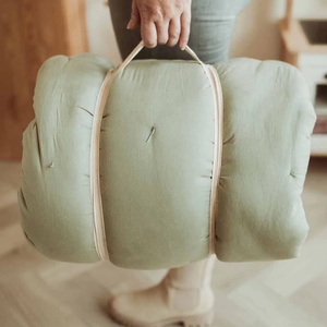 Bloom Meadow Green Organic Babymat