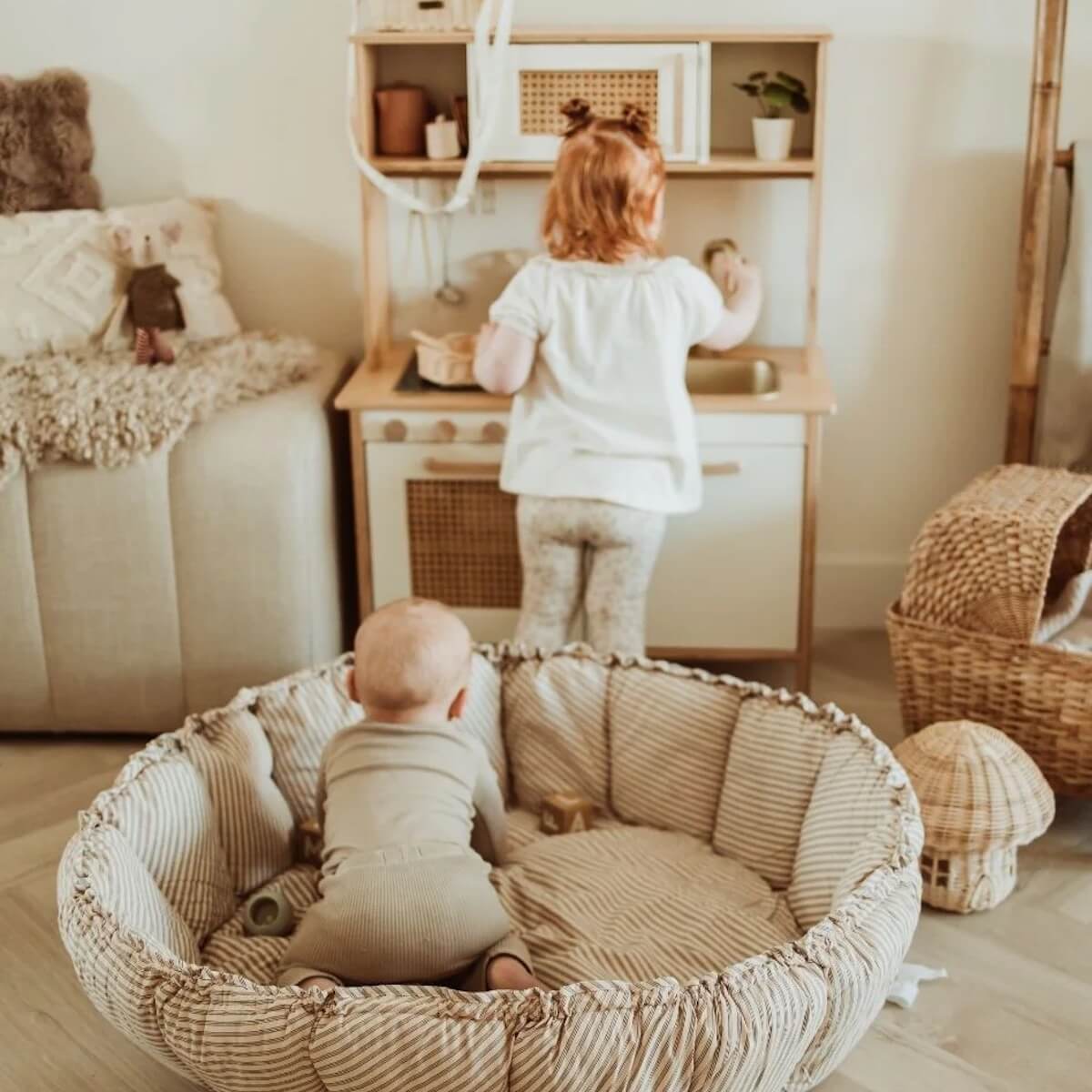 BLOOM Play&go Spielmatte Stripes blue