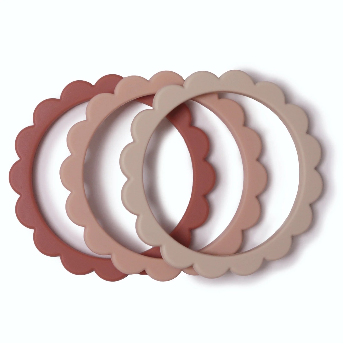 Blumenarmband Pack 3 Mushie Blush Rose Sh.Sand