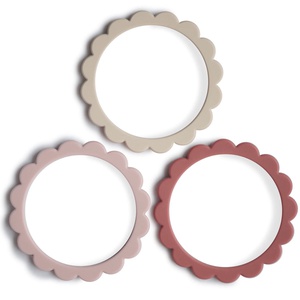 Blumenarmband Pack 3 Mushie Blush Rose Sh.Sand