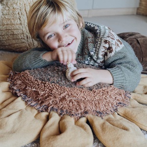 Bodenkissen Sonnenblume 90x90cm Lorena Canals