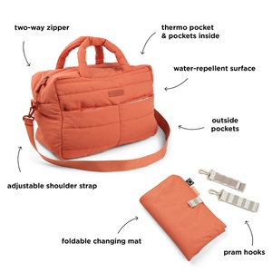 Bolso cambiador acolchado Papaya Done by Deer