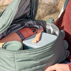 Bolso isotermico acolchado Croco Verde Done by Deer