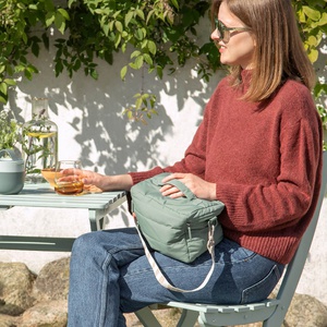 Bolso isotermico acolchado Croco Verde Done by Deer