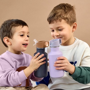 Bottle Stainless Steel Little Gang Smile navy