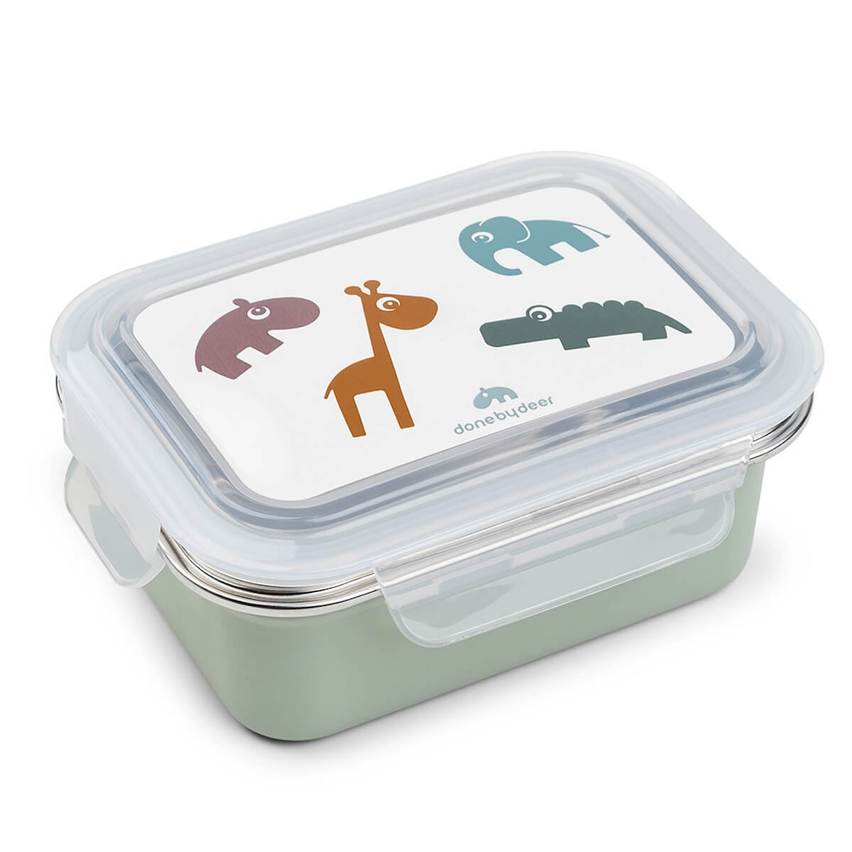 Brotdose Edelstahl Deer Friends Done by Deer Green