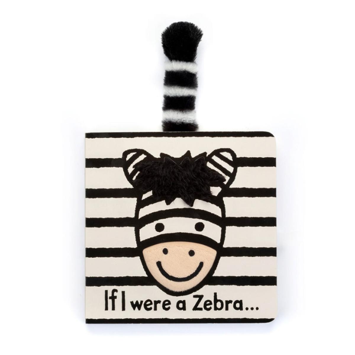 Buch If I were a Zebra Board Book Jellycat