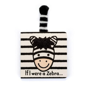 Buch If I were a Zebra Board Book Jellycat