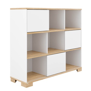 Bücherregal 9 Koffer 3 Türen YOLANDA Paidi