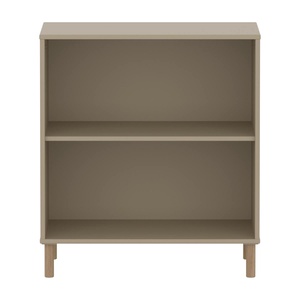 Bücherregal mit Fuß 1 Fachboden SAGA Flexa Hafer Eiche