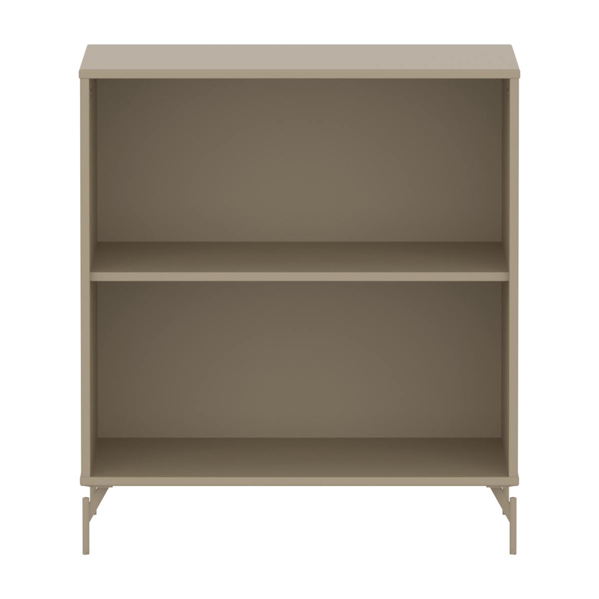 Bücherregal mit Fuß 1 Regalboden SAGA Flexa Hafer Hafer