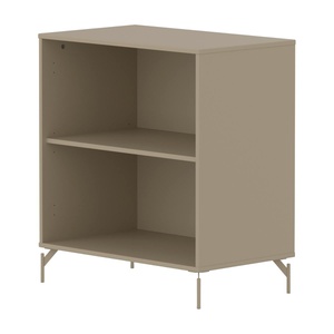 Bücherregal mit Fuß 1 Regalboden SAGA Flexa Hafer Hafer