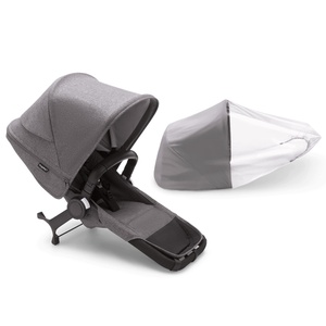 Bugaboo Donkey 5 Duo Erweiterung komplett GREY MELANGE-GREY MELANGE