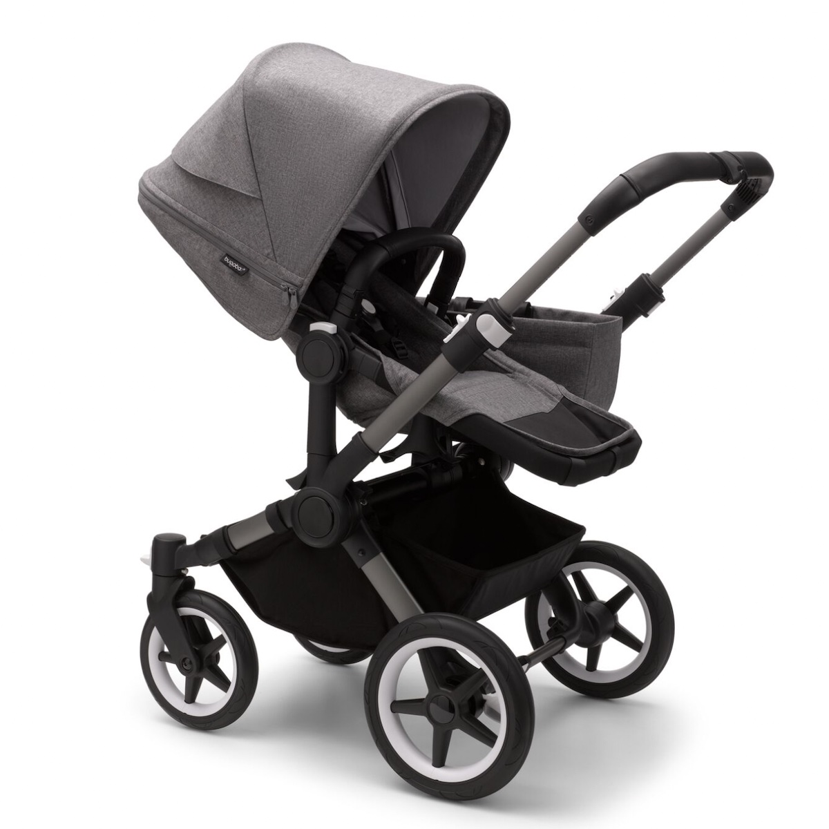Bugaboo Donkey 5 Mono complete GRAPHITE/GREY MELANGE-GREY MELANGE