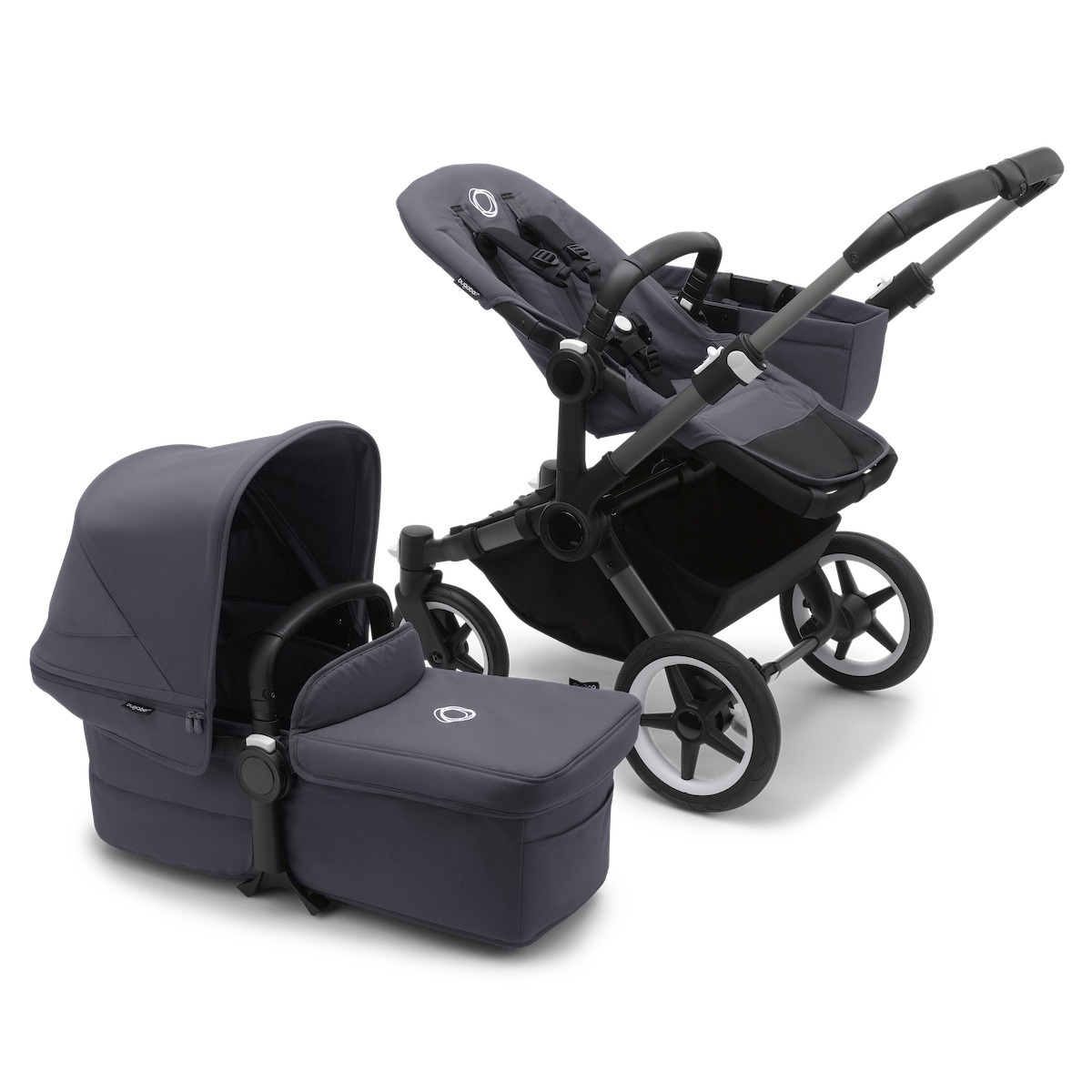 Bugaboo Donkey 5 Mono complete GRAPHITE/STORMY BLUE-STORMY BLUE