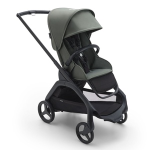 Bugaboo Dragonfly negro- verde bosque - verde Bosque Komplettkinderwagen 