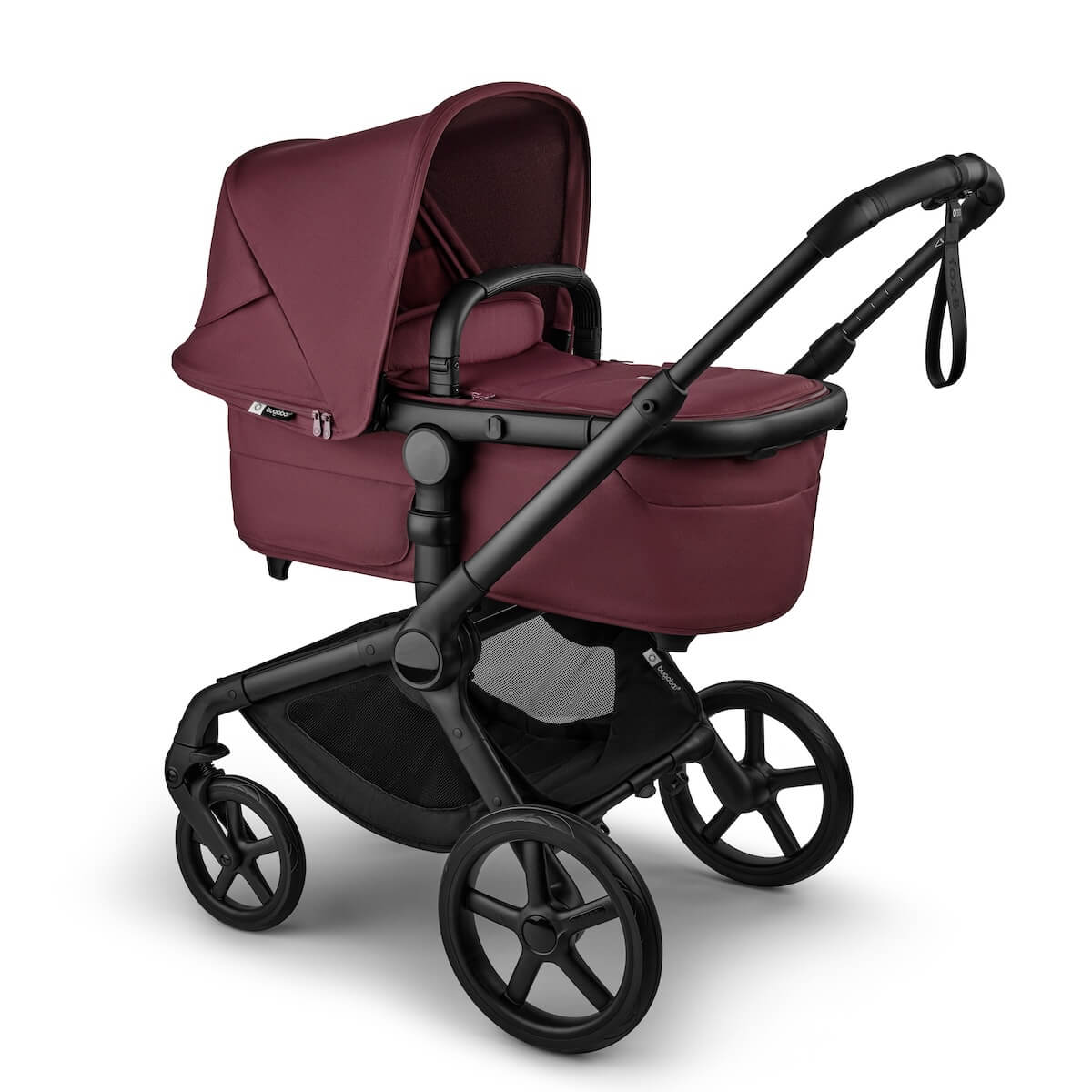 Bugaboo FOX5 Renew Black Dark Cherry Komplett-Sportwagen