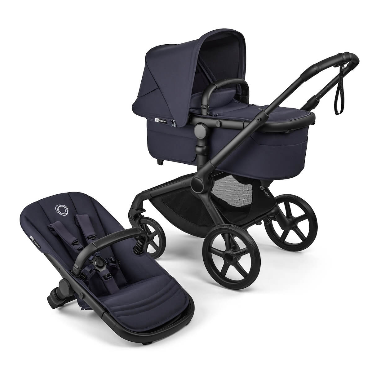 Bugaboo FOX5 Renew Black Deep indigo Komplett-Sportwagen