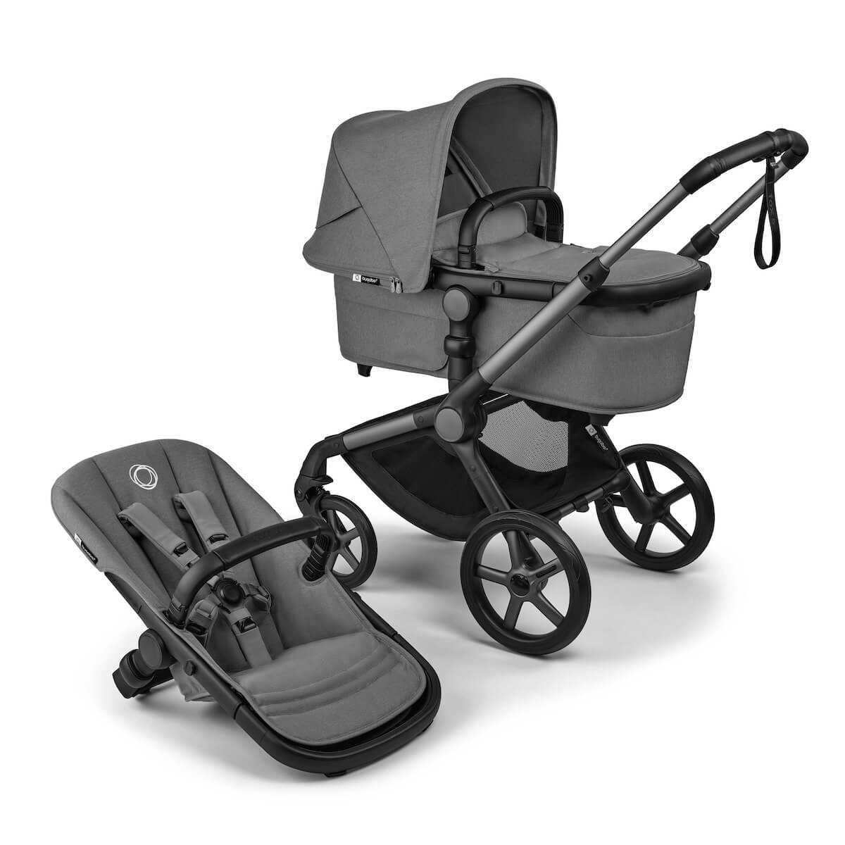 Bugaboo FOX5 Renew Graphite Moon grey Komplettkinderwagen