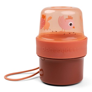 Caja alimentos doble S Birdee Papaya Geschafft von Deer