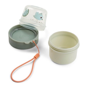 Caja alimentos doble S Birdee Verde Done by Deer