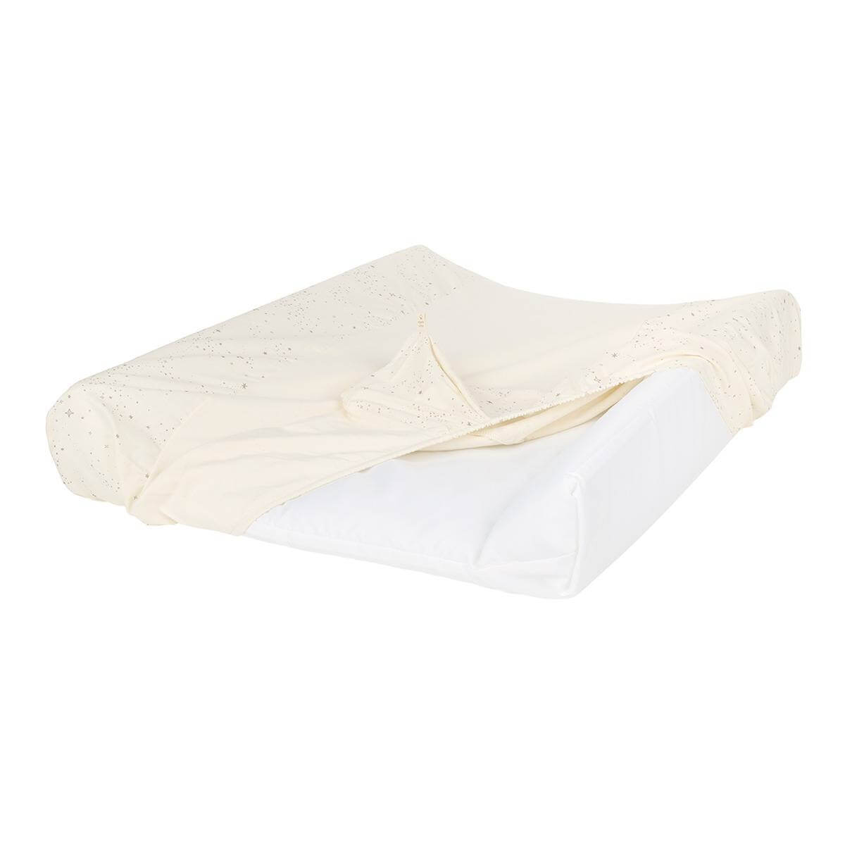 Calma Wickelauflage 50x70 Nobodinoz natürlich milchig