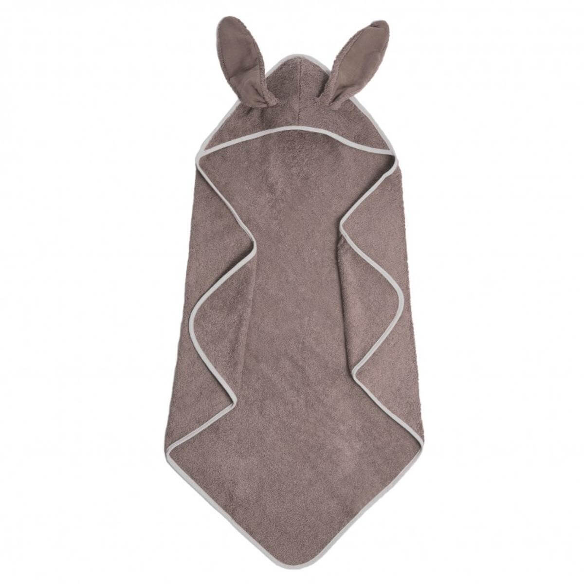 Cape de bain BUNNY Babyshower caramel glacé