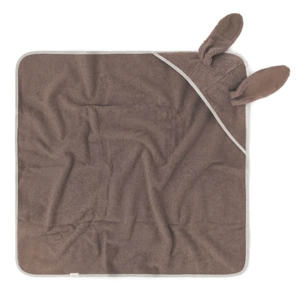 Cape de bain BUNNY Babyshower caramel glacé
