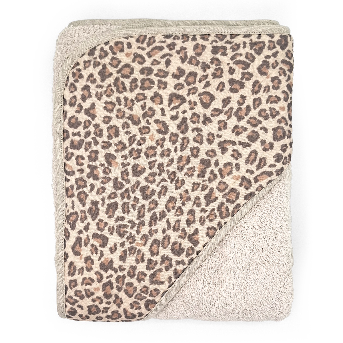 Cape de bain BUNNY Babyshower wild print