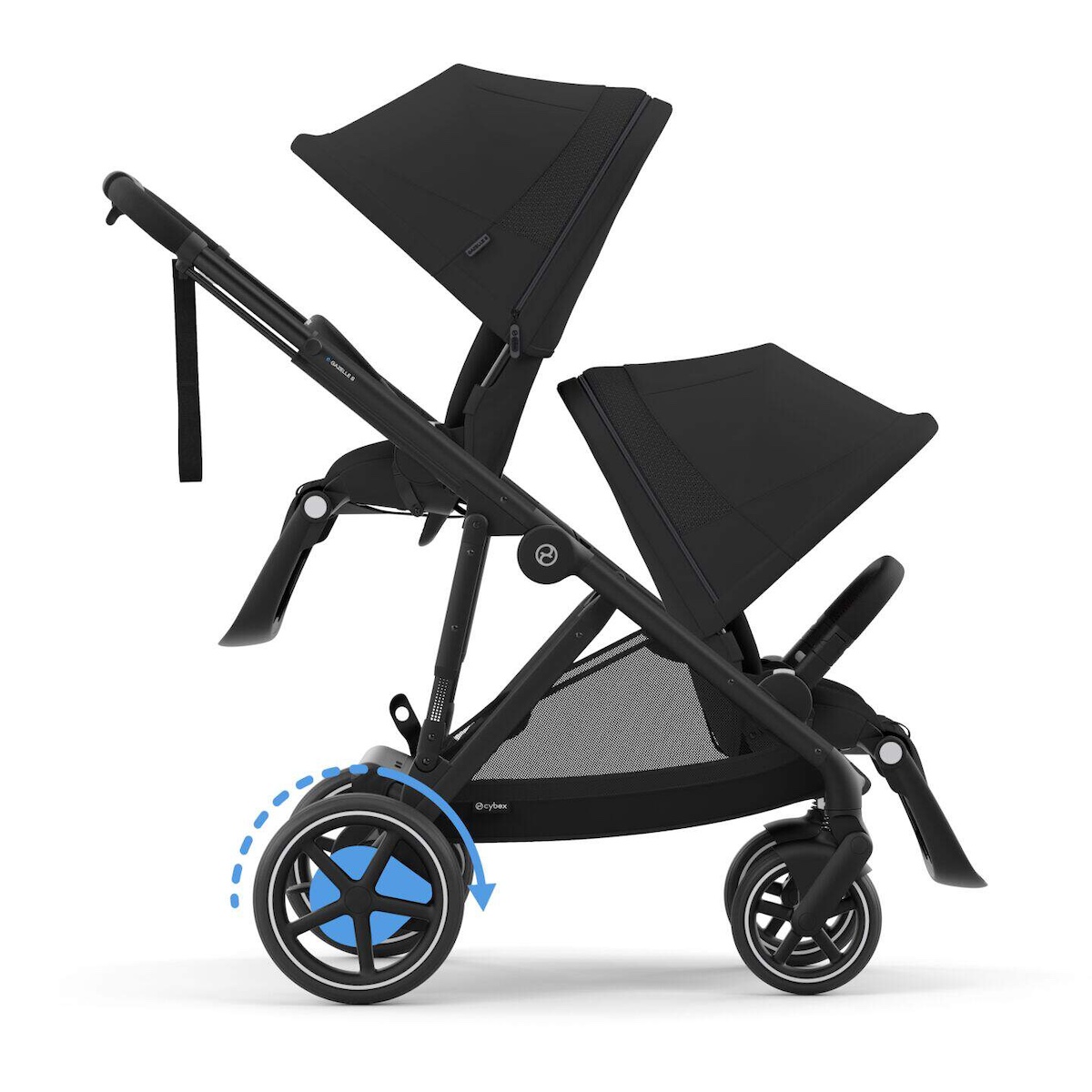 Carrito eGAZELLE S black BP Cybex Moon Black-black