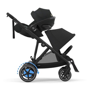 Carrito eGAZELLE S black BP Cybex Moon Black-black