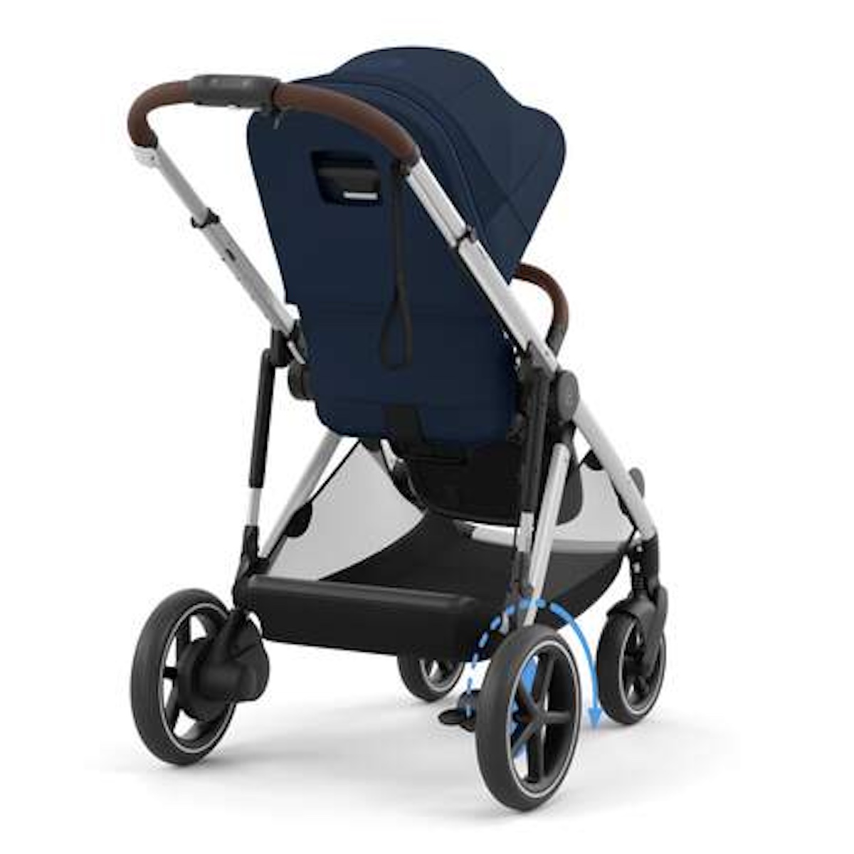 Carrito eGAZELLE S silver BP Cybex Ocean Blue-navy blue