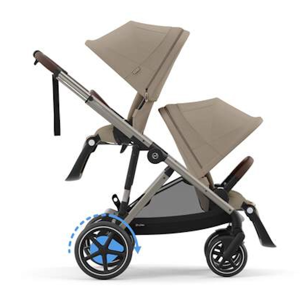 Carrito eGAZELLE S taupe BP Cybex Almond Beige-beige