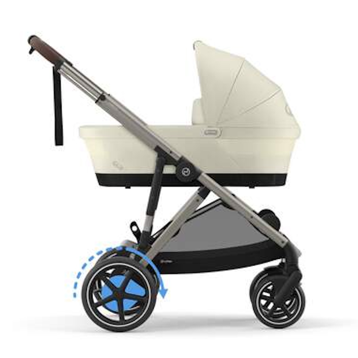 Carrito eGAZELLE S taupe BP Cybex Seashell Beige-light beige