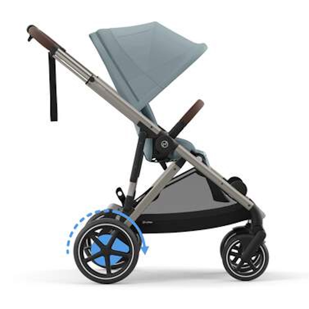 Carrito eGAZELLE S taupe BP Cybex Stormy Blue-light blue