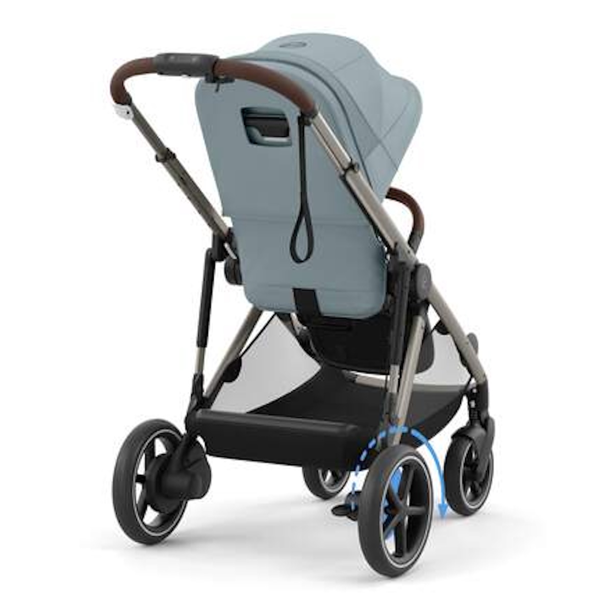 Carrito eGAZELLE S taupe BP Cybex Stormy Blue-light blue